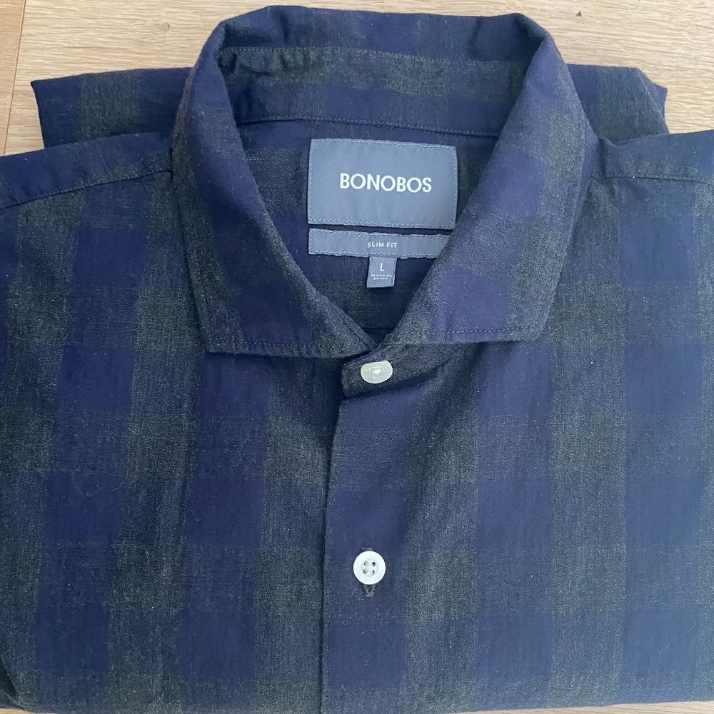 Bonobos Slim Fit Button Down Shirt Large